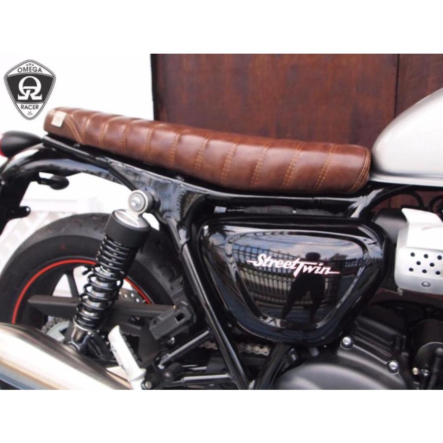 空冷ボンネビル用 メーカー:オメガレーサー JPビンテージタックロールシート 空冷ボンネビル用 メーカー:オメガレーサー JPビンテージタックロール