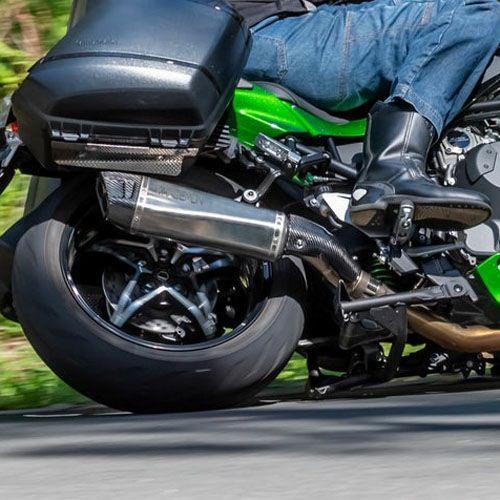 H2 SE/SX 18-23 パニアケース装着車 チタンフルエキゾースト カーボン