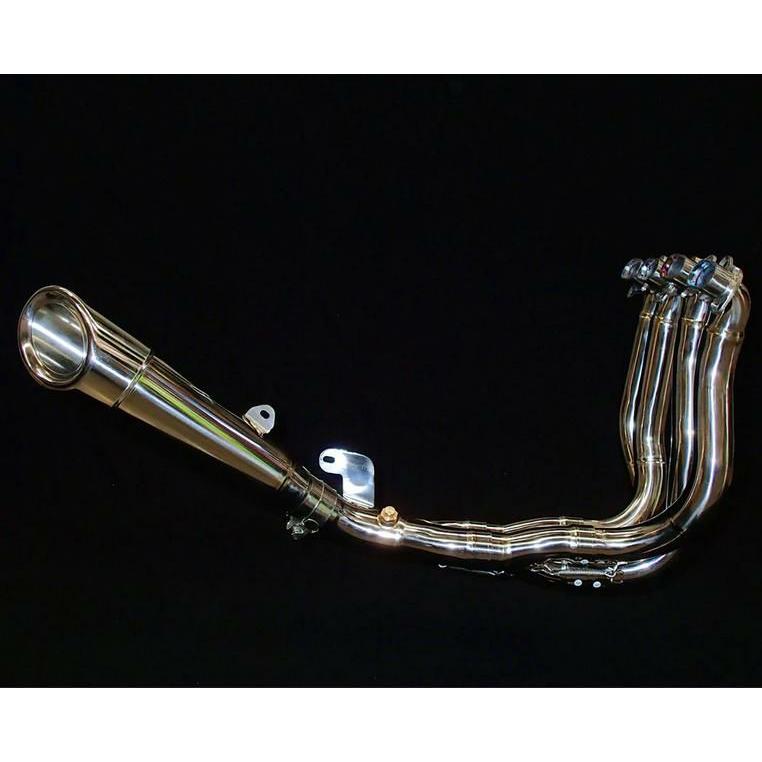 H2/H2R 15〜23 フルチタン エキゾーストマフラー ポリッシュ 集合管
