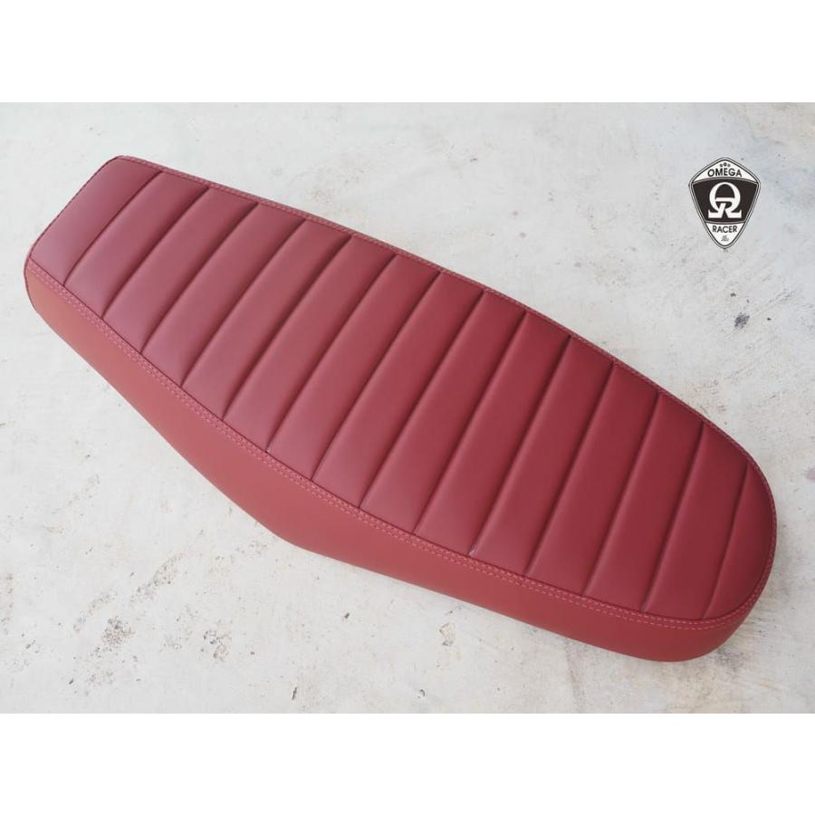 W400, W650, W800 フラットベンチシート レッドorオックスブラッド