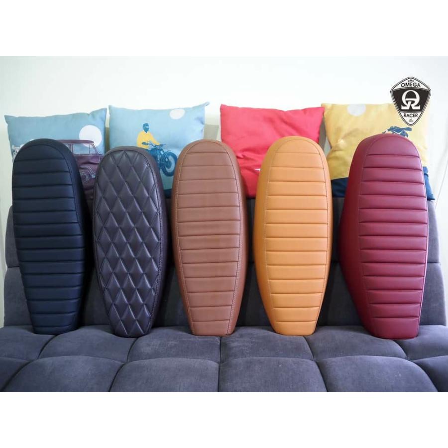 W400, W650, W800 フラットベンチシート タンブラウン オメガレーサー