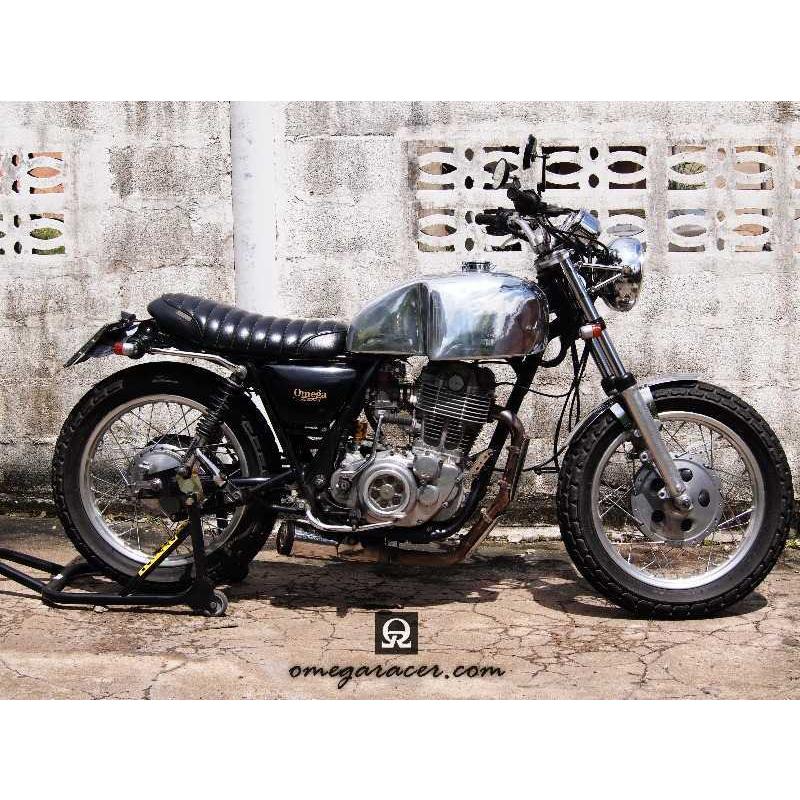 SR400/500 キャブ アルミ フューエルタンク The AJS オメガ SR400/500 キャブ アルミ フューエルタンク The AJS オメガ