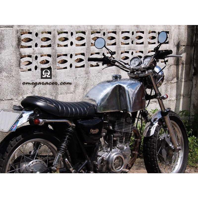 SR400/500 キャブ アルミ フューエルタンク The AJS オメガ SR400/500 キャブ アルミ フューエルタンク The AJS オメガ
