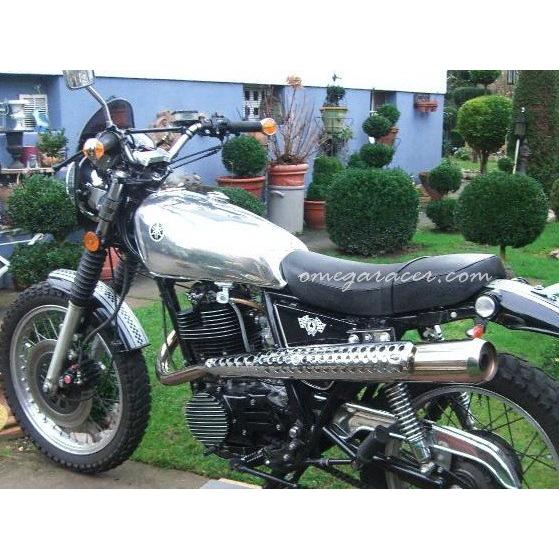 SR400FI アルミ フューエルタンク ポリッシュ The Original オメガレーサー ヤマハ