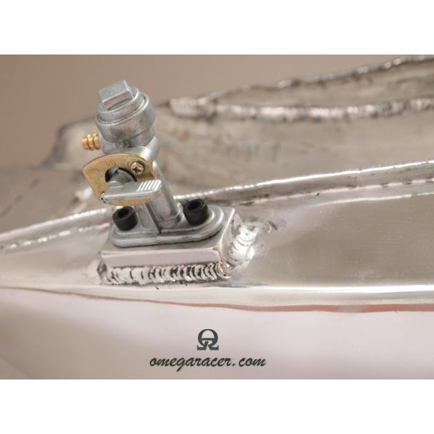 SR400FI アルミ フューエルタンク ポリッシュ The Original オメガ