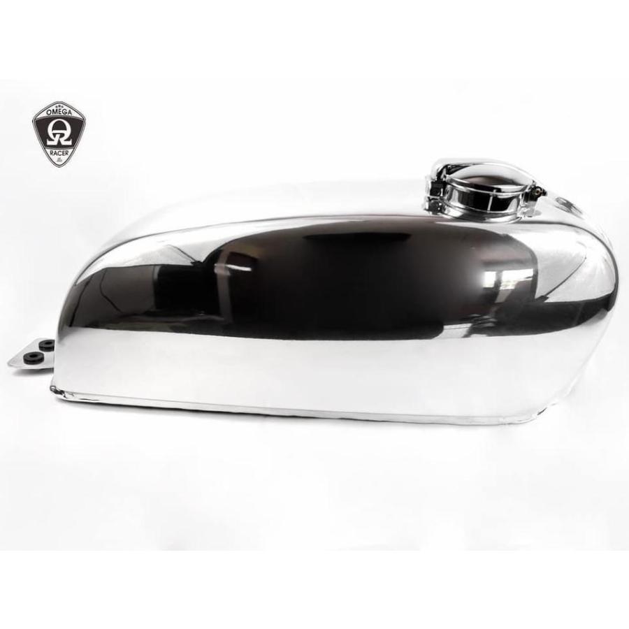 W650 アルミ フューエルタンク ”Brat” オメガレーサー カワサキ