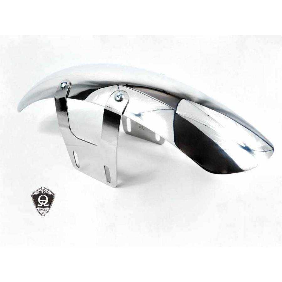 sr400FIファイナル 純正フロントフェンダー SR400FI/500 アルミフロントフェンダー オメガレーサー ヤマハ