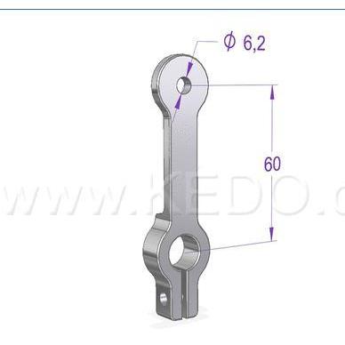 KEDO ケドー ホーンブラケット ステー ブラック ヤマハ SR400/500