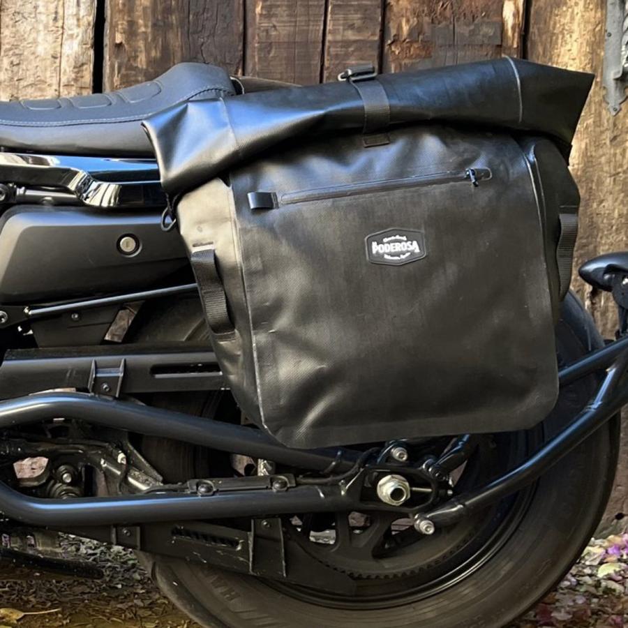PODEROSA LOFOTEN クイックリリース・防水サドルバッグ 22L (ブラック