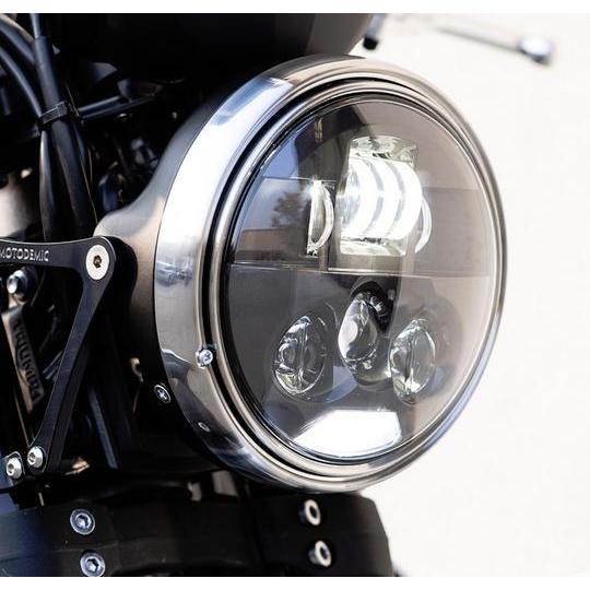 MOTODEMIC ヘッドライトブラケット リテイナーリング ブラッシュ