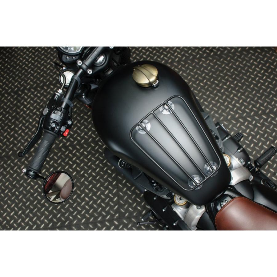 Motone ユニバーサル タンクラック ブラック : モトパーツ バイク