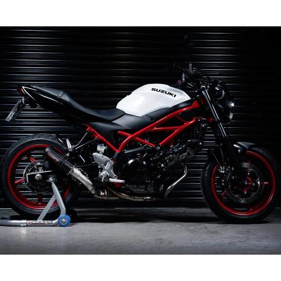 スズキ SV650 2016- スリップオンマフラー カーボン 