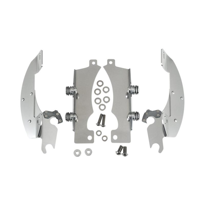 MEMPHIS SHADES トリガーロックマウントキット for バットウィングフロントカウル フェアリング ポリッシュ XVS950 V-Star 09-15