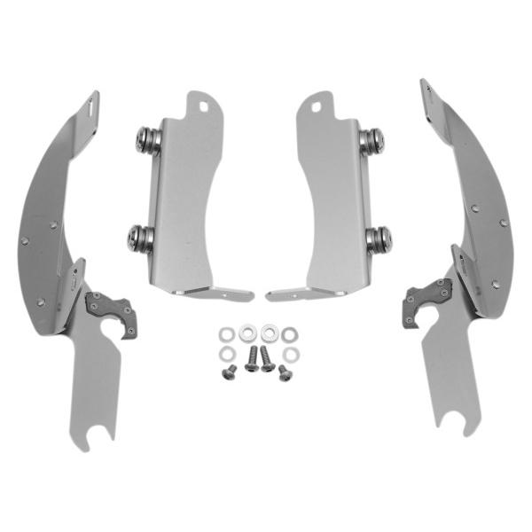 MEMPHIS SHADES トリガーロックマウントキット for バットウィングフェアリング ポリッシュ VN1700/E/G バルカン古典派音楽 VN1700C バルカンノマド バイク-外装パーツ