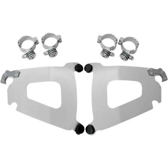 MEMPHIS SHADES トリガーロックマウンティングキット for バレットフロントカウル フェアリング ポリッシュ VTX1300C 04-09