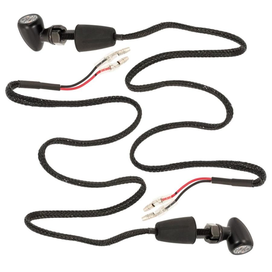 Motone LEDウインカー　PICO M8 汎用　4個　ハーネス付き LEDウインカー Eマーク付き 左右セット 