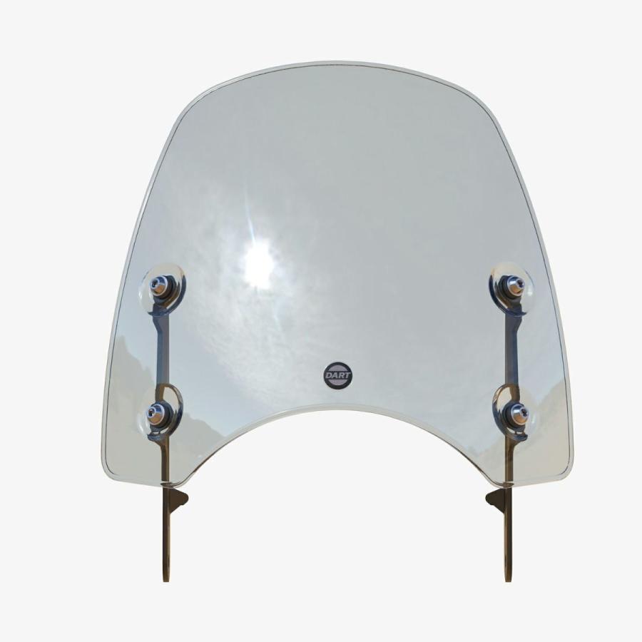 モトグッチ V7 MarkI/II スクリーン クラシックS3 ライトスモーク DART