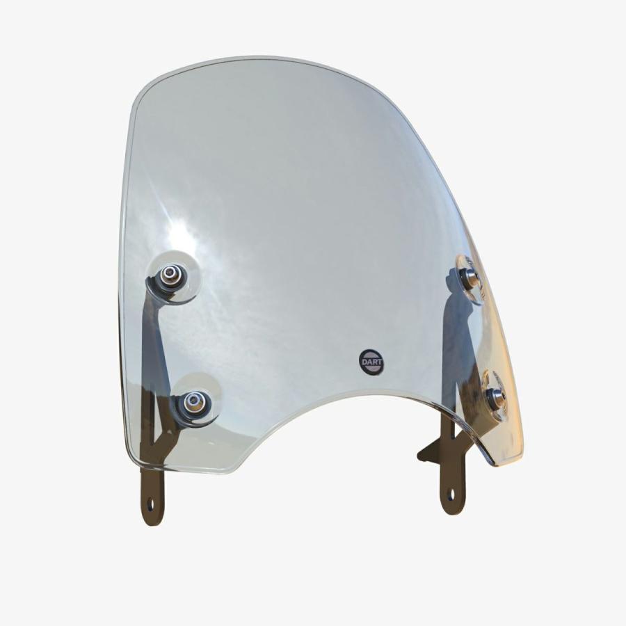 モトグッチ V9 Bobber/Roamer 〜20 スクリーン クラシックS3 ライトスモーク DARTの画像