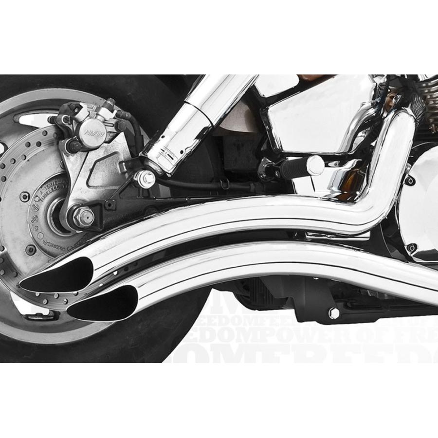 Freedom Performance シャープカーブラディウス クローム VTX1300 03-09 フリーダムパフォーマンス