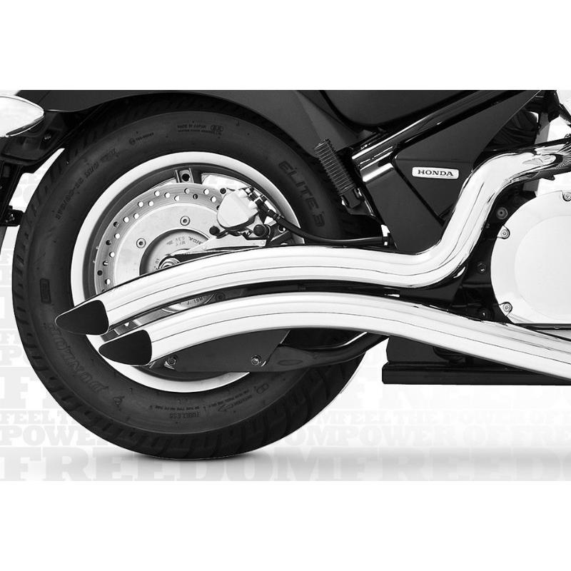 Freedom Performance シャープカーブラディウス マフラー クローム