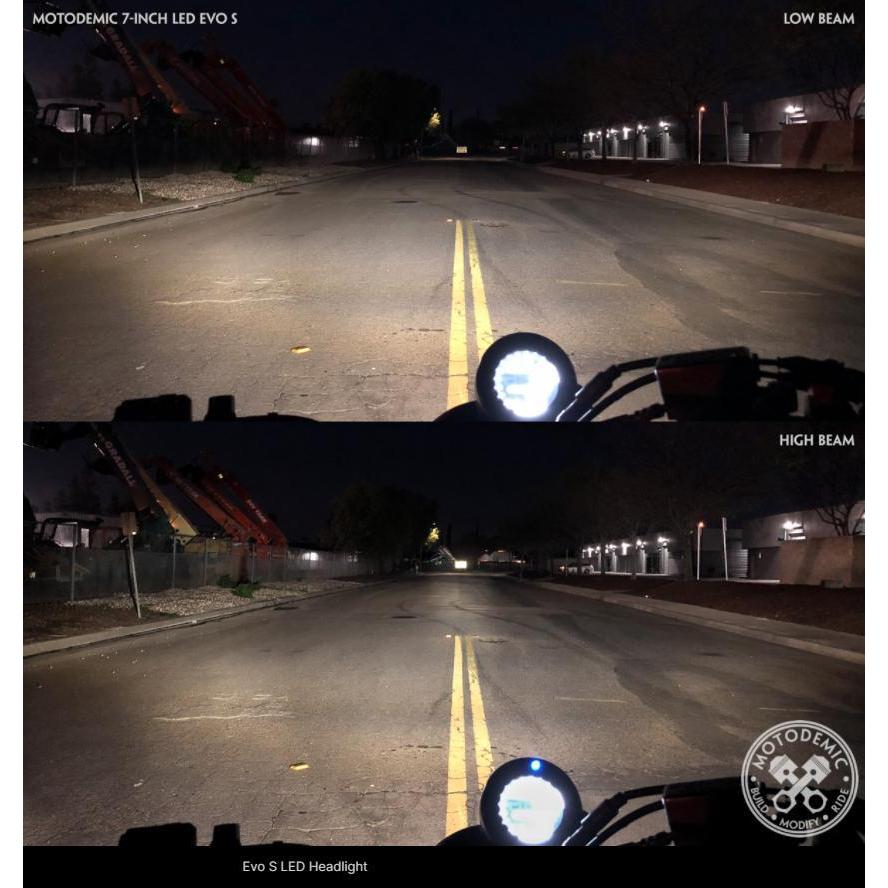 MOTODEMIC EVO スタンダード LED ヘッドライト グラファイト Triumph Bobber Black/Speedｍaster 2018〜_2