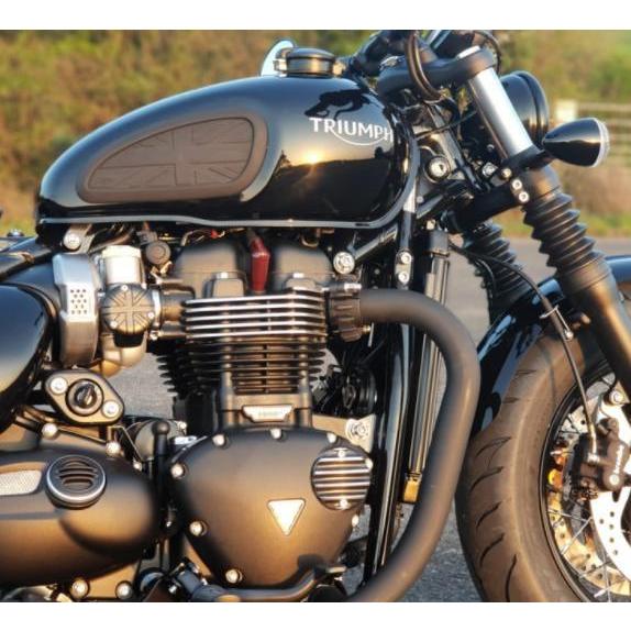 Motone(モートーン）スロットルボディ カバー ブラック トライアンフ