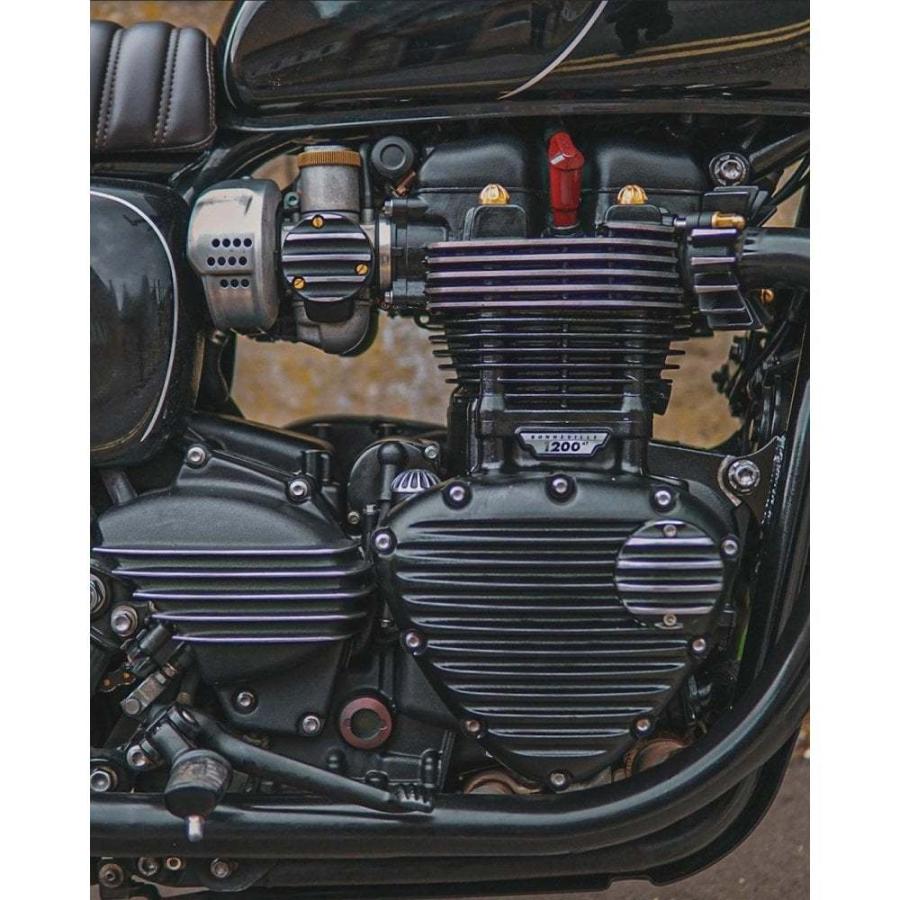 Motone ビッグフィン・エキゾーストクランプ コントラストカット