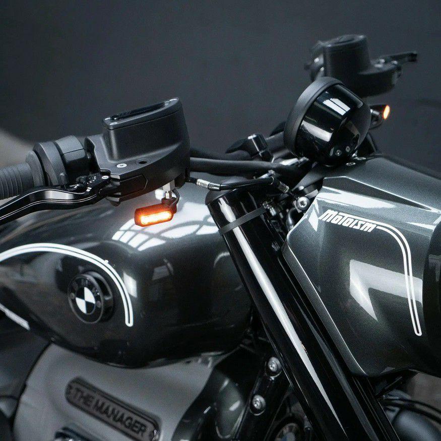 BMW R18 LEDウインカー＆ポジションライト フロント用 The Manager Eマーク付き MOTOISM : モトパーツ バイク ...