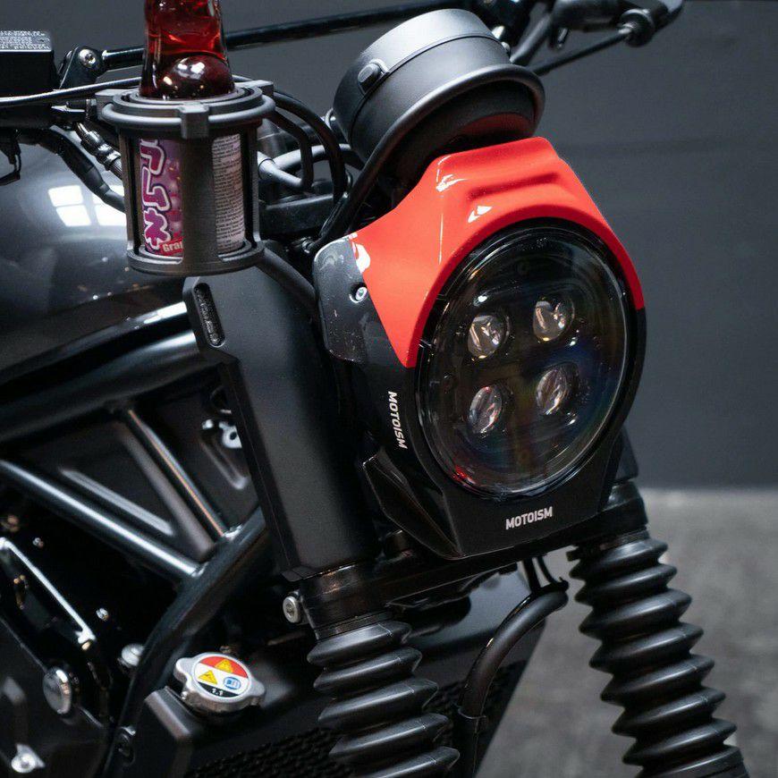 ホンダ CL500/CL250 ウインカー＆ポジションライト付き フォークカバー THE NIGHTCRAWLER MOTOISM_2