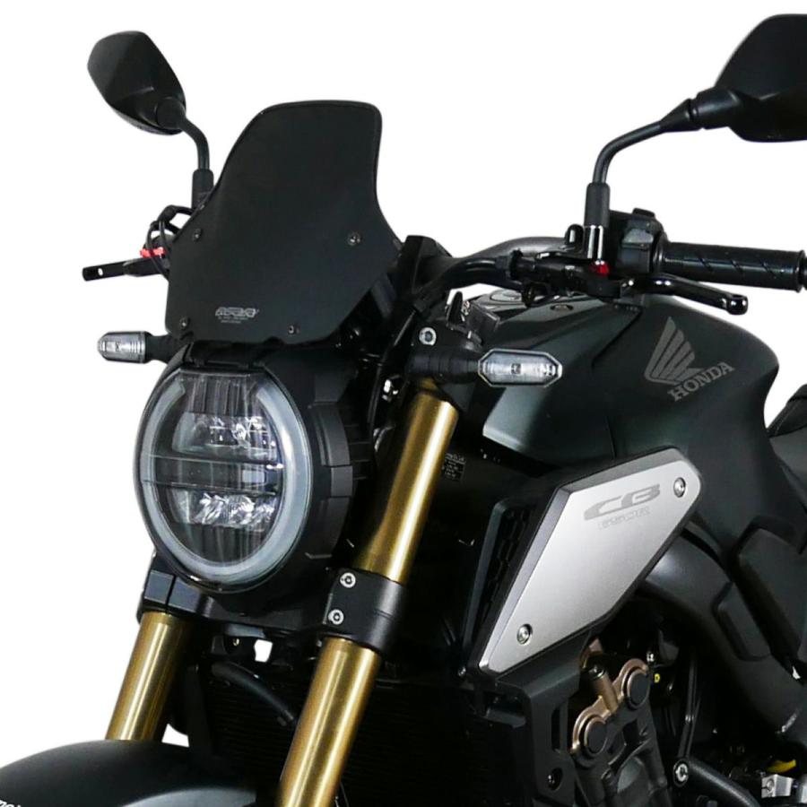 MRA エムアールエー スクリーン サテンブラック CB650R 24年モデル ホンダ CB650R スポーツ スクリーン (サテンブラック) MRA