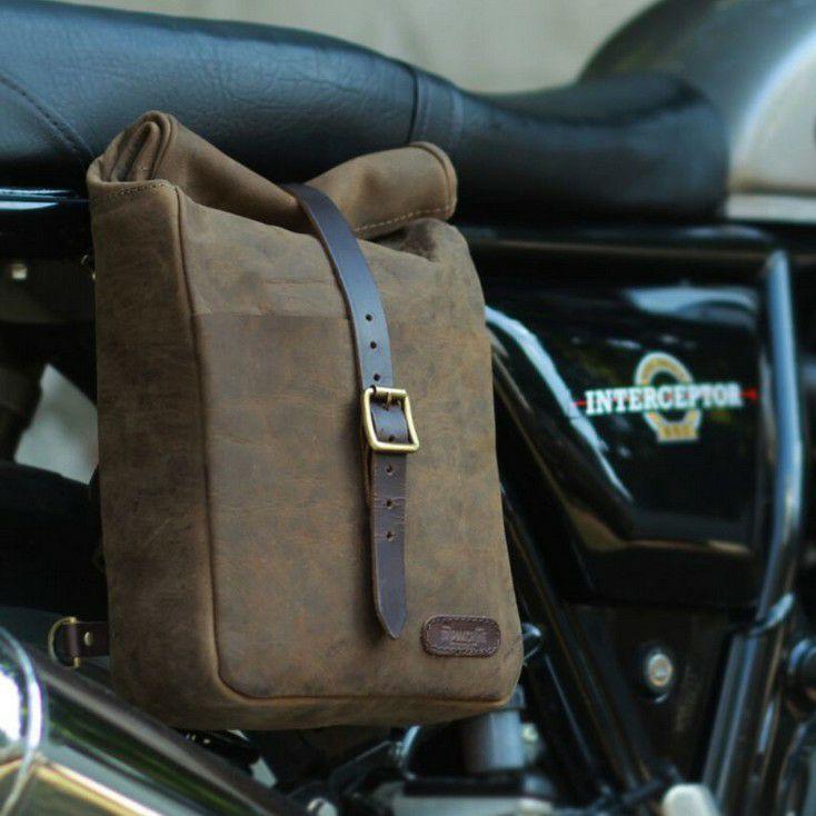 【Trip Machine】MINI PANNIER　タバコブラウン 楽天市場】トリップマシン ショルダーバッグ ミニ パニア バイク