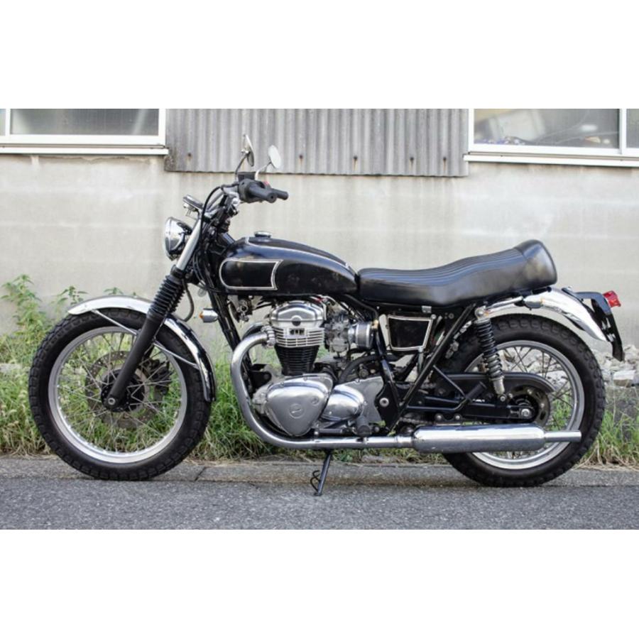 カワサキ W650/400 エイジング塗装済み 69ボックス専用 サイドパネル