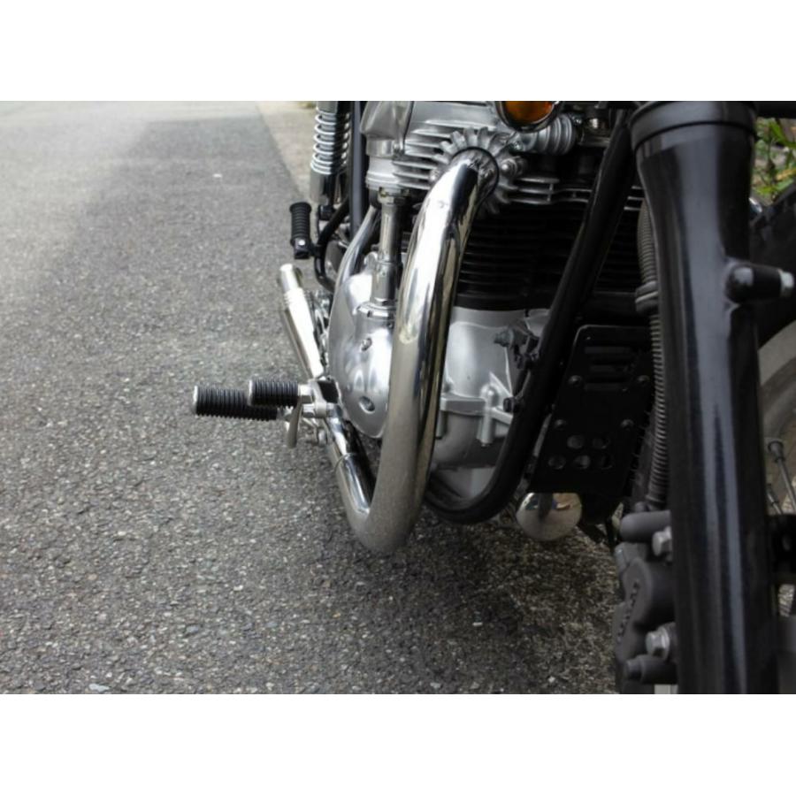 カワサキ W650/400 69トランペット フルエキ LOW モーターロック_2