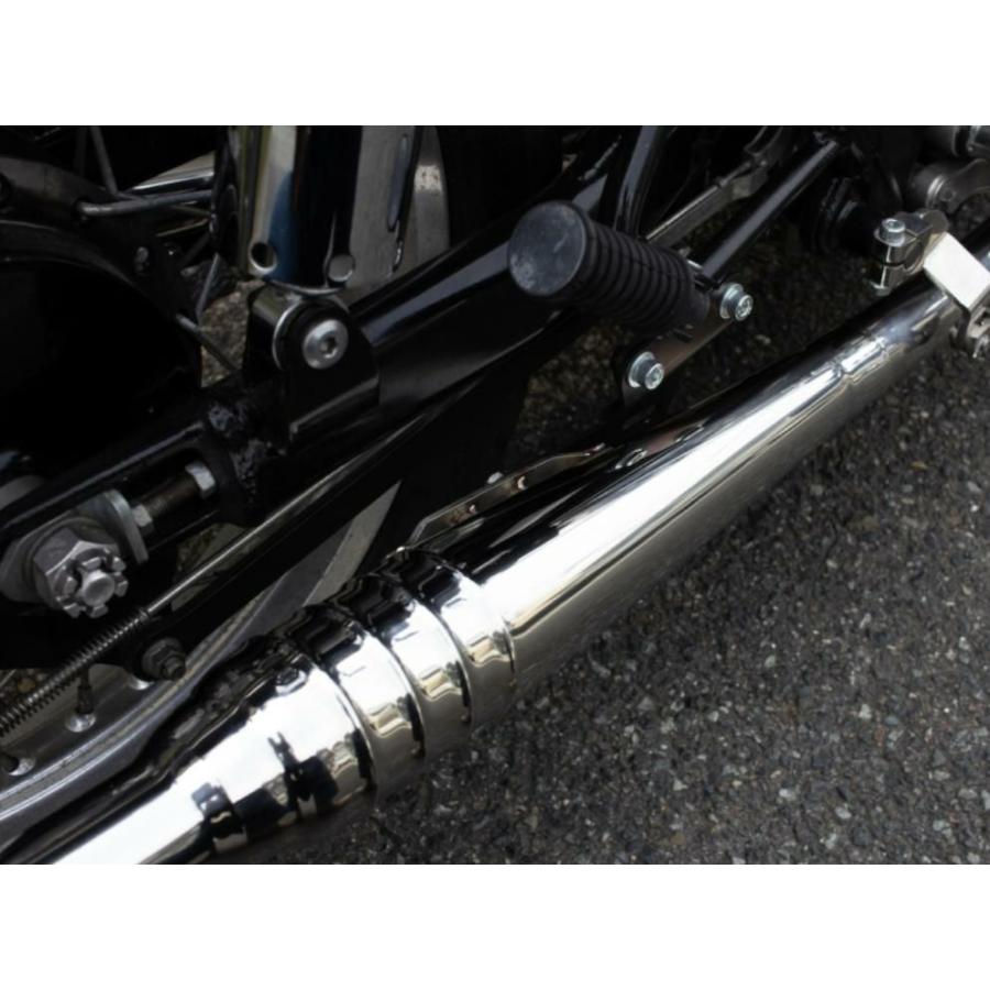 カワサキ W650/400 69トランペット フルエキ MID モーターロック_2