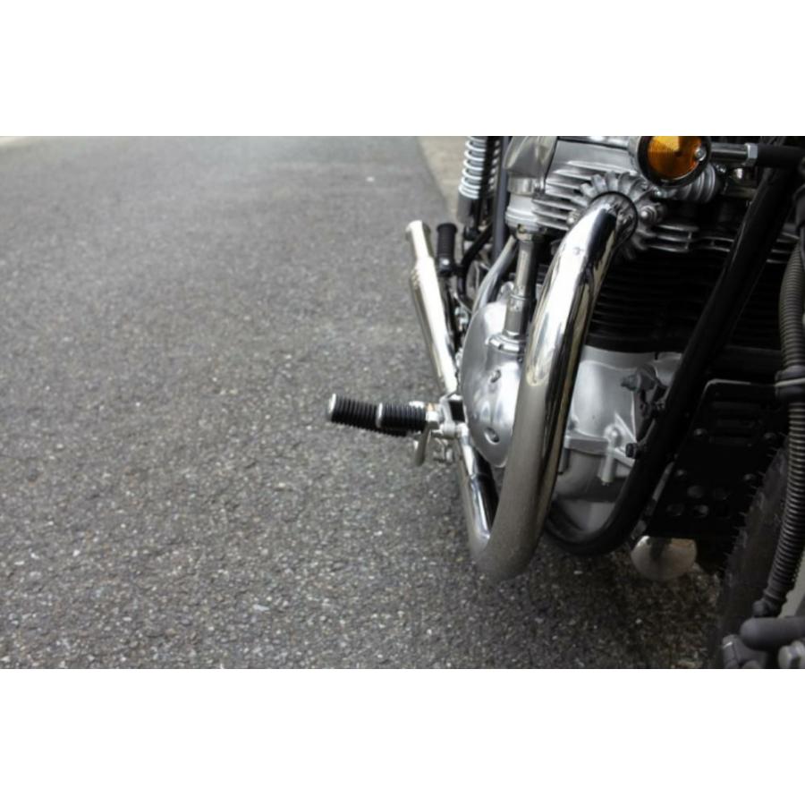 カワサキ W650/400 69トランペット フルエキ MID モーターロック_3