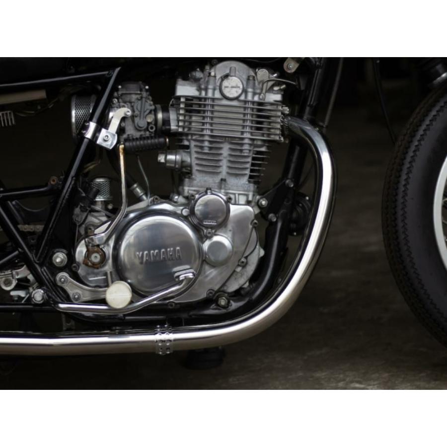 ヤマハ SR400/500 STDメガホン ロング フルエキ ダウン キャブ車 モーターロック_3