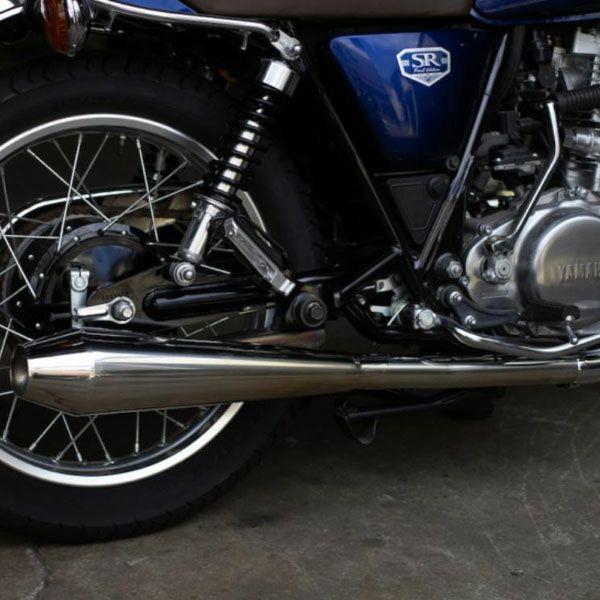 ヤマハ SR400 STDメガホン ミドル スリップオン ダウン FI車 アップ