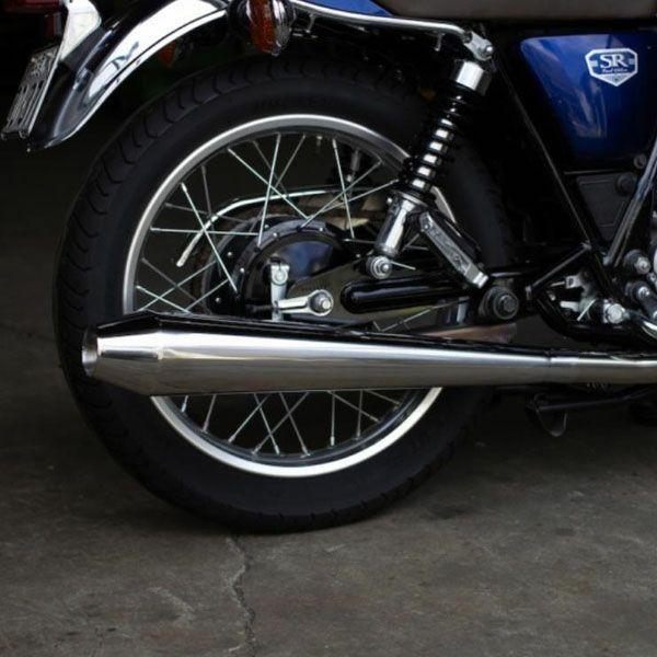 ヤマハ SR400 STDメガホン ロング スリップオン ダウン FI車 アップ