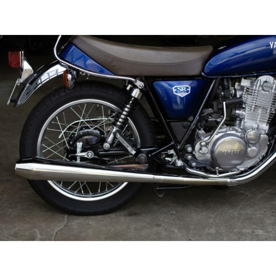 ヤマハ SR400 STDメガホン ロング スリップオン ダウン FI車 アップ