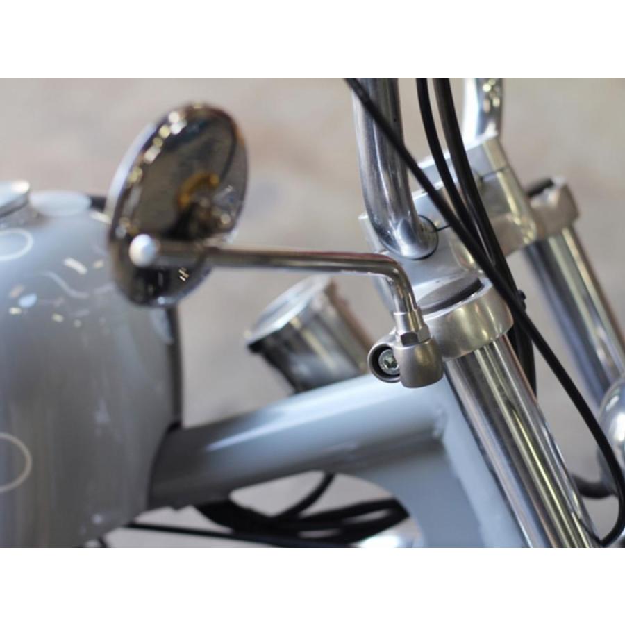 ヤマハ SR400/500 新型ニールックミラーブラケット モーターロック