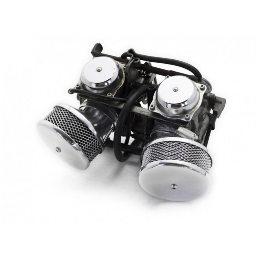カワサキ W650/400 新型オールドタイプエアクリーナー モーターロック