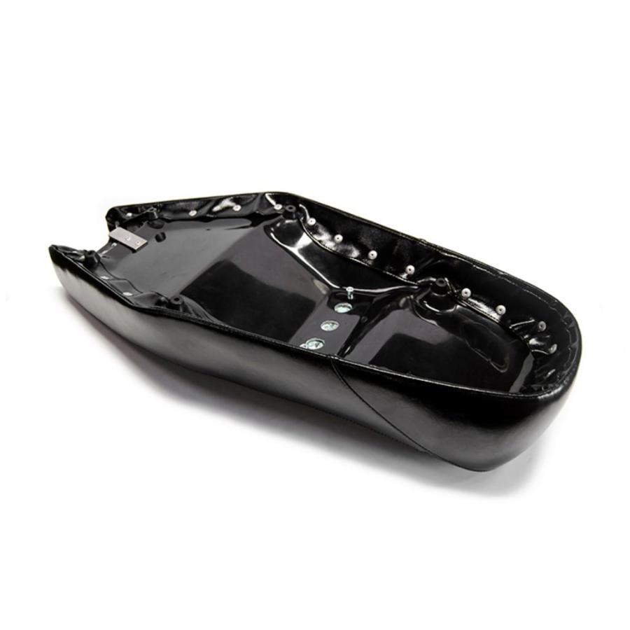 カワサキ W650/400/800 本革シート ブラウン×ブラック モーターロック