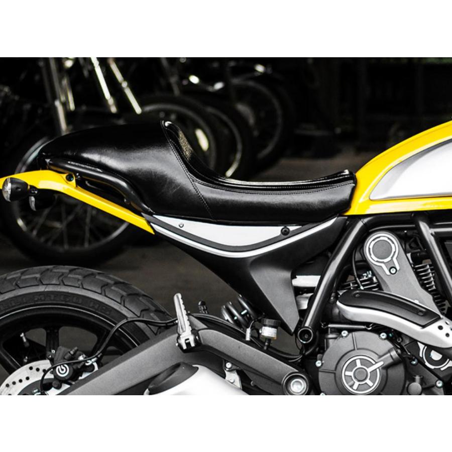 Ducati スクランブラー サイドカバー ブラック モーターロック