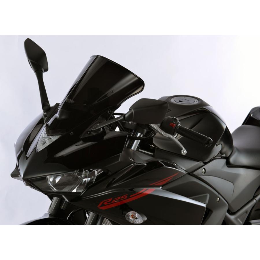 MRA スクリーン　yzf-r25 MRA(エムアールエー) スクリーン レーシング ブラック YZF-R25