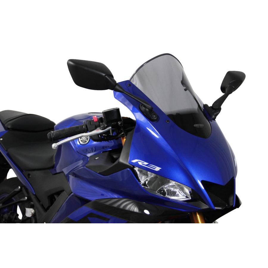 ヤマハ YZF-R25/R3 レーシングスクリーン(スモーク) MRA : モトパーツ