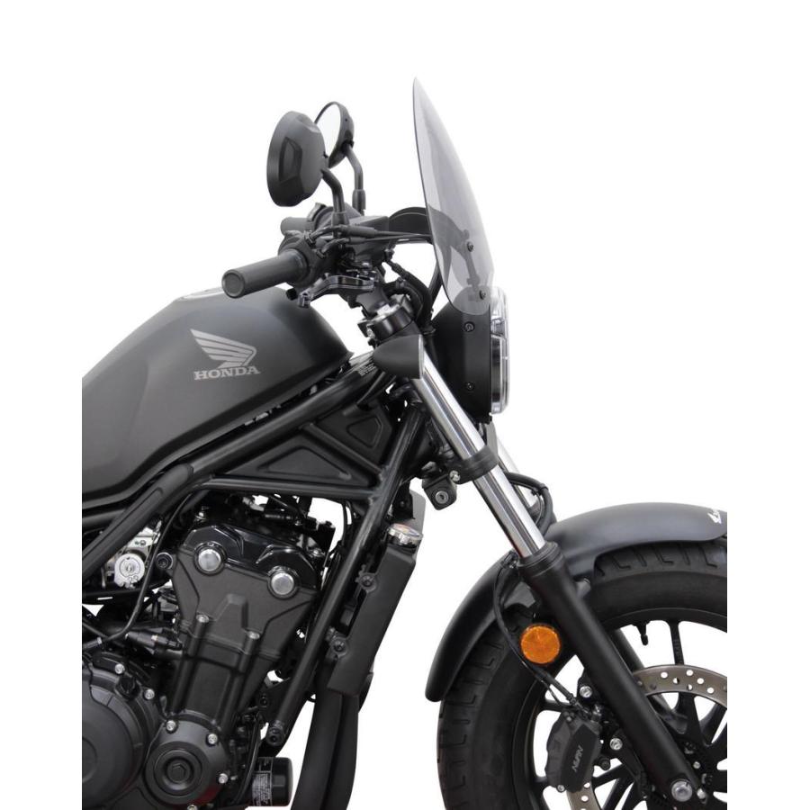 レブル250/500 20- ツーリング スクリーン スモーク MRA : モトパーツ