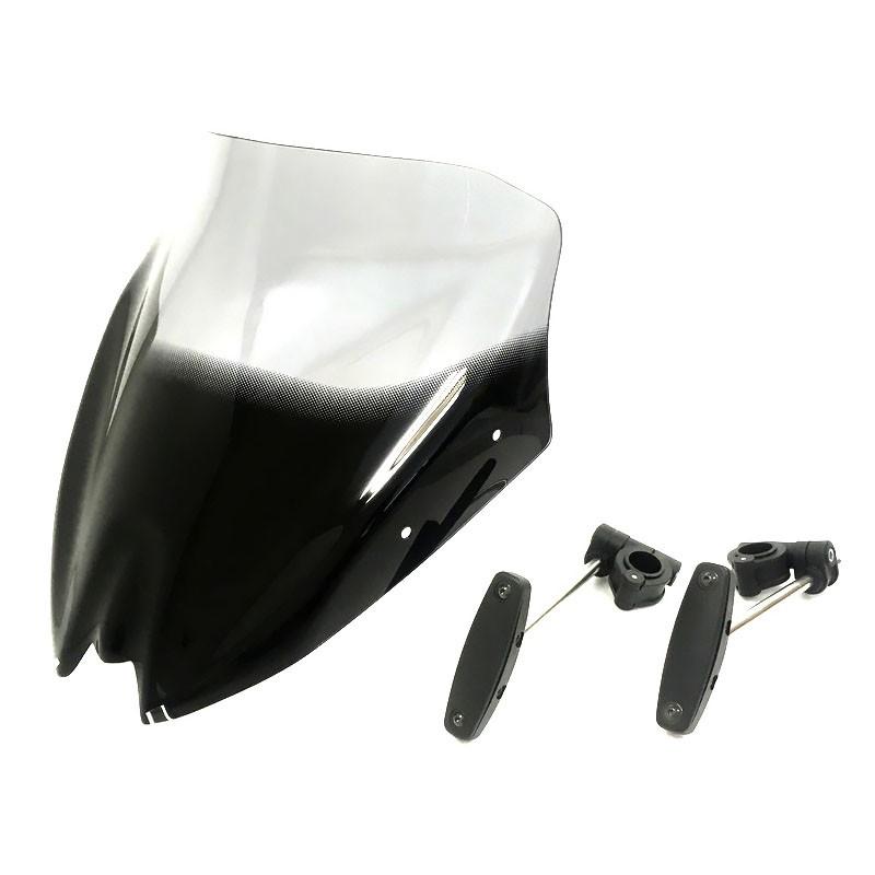 MRA MT-25/MT-03 用スクリーン MS269C MRA(エムアールエー) スクリーンスポイラー クリア MT-25/03 16