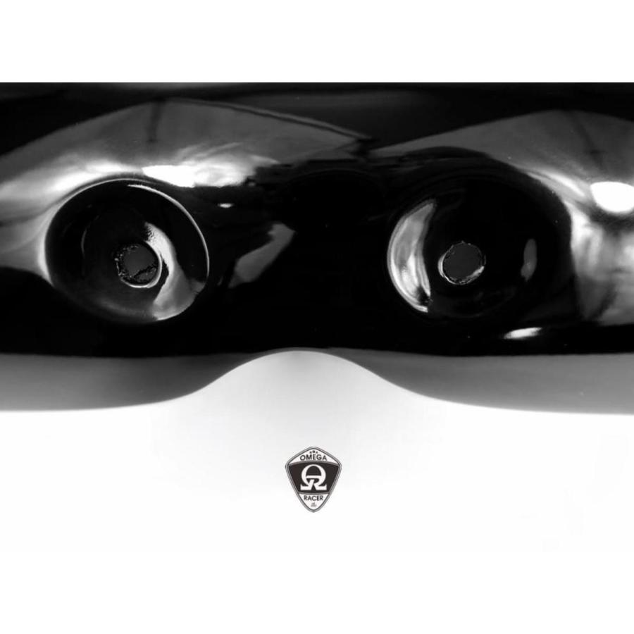 モトトリオ（MotoTrio） 水冷 ボンネビル ショートフロントフェンダー グロスブラック Omega Racerの画像
