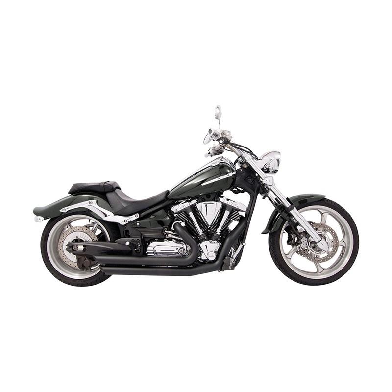 Freedom Performance アメンドメント スラッシュアウト マフラー ブラック  レイダー 07-15
