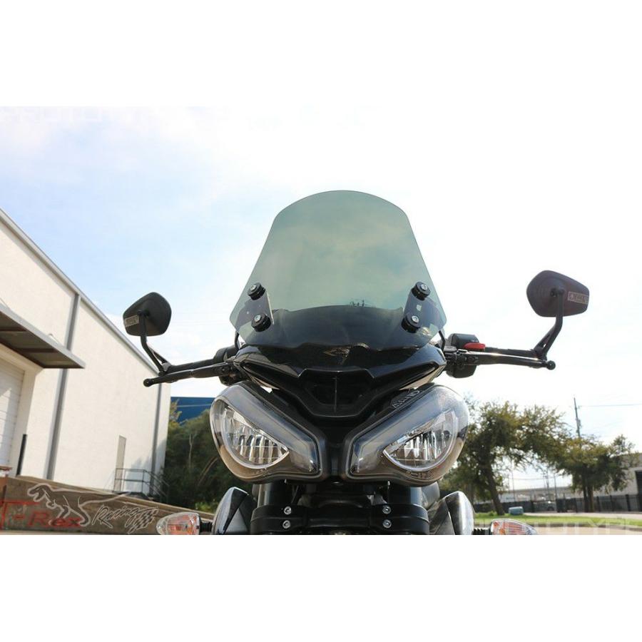 トライアンフ ストリートトリプル675 ウィンドスクリーン 黒 トライアンフ ストリートトリプル675 ウィンドスクリーン 黒